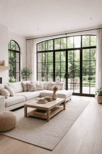 חלונות בלגיים לסלון