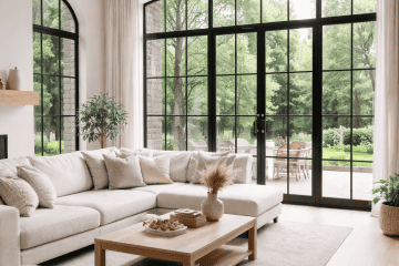 חלונות בלגיים לסלון – שילוב מושלם של עיצוב, אור ויוקרה