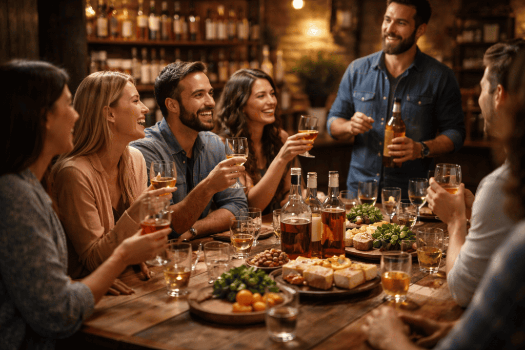 סדנת אלכוהול – חוויה מרתקת של טעמים, ידע ואווירה